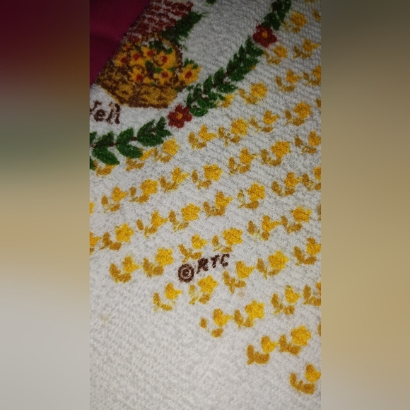 Two Vintage Roth, RTC Dish Kitchen Hand Towel Cotton Wishing Well Home S… - Picture 9 of 9